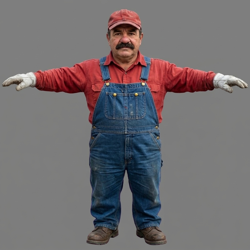 front T-pose