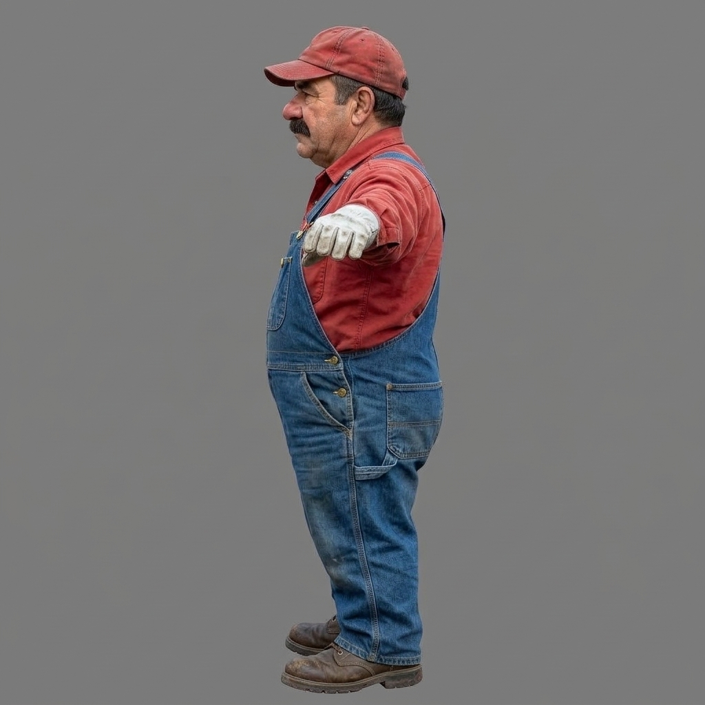 left T-pose