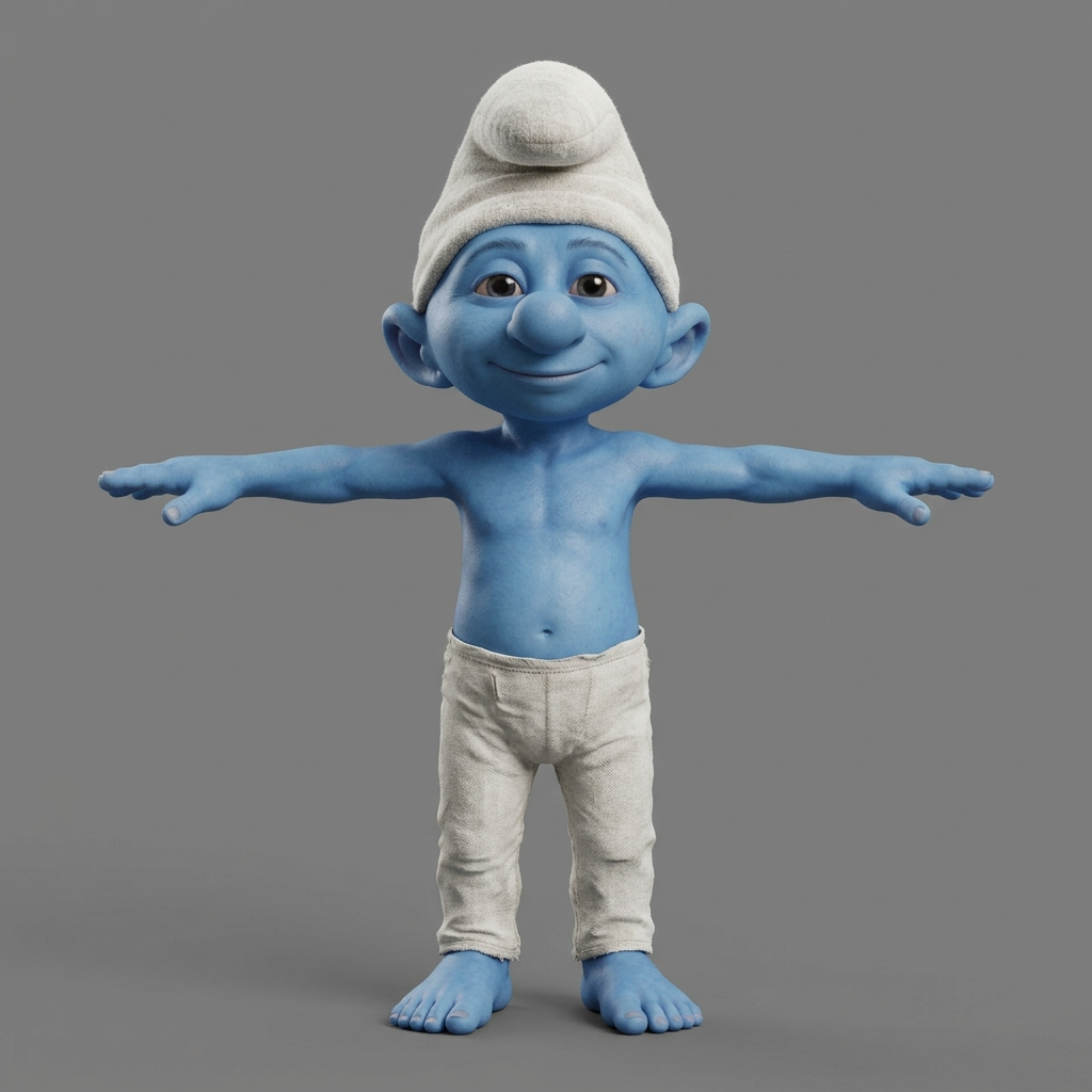 front T-pose