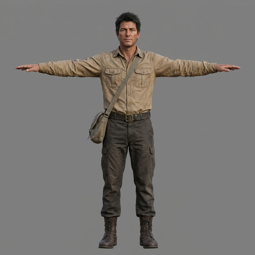 front T-pose