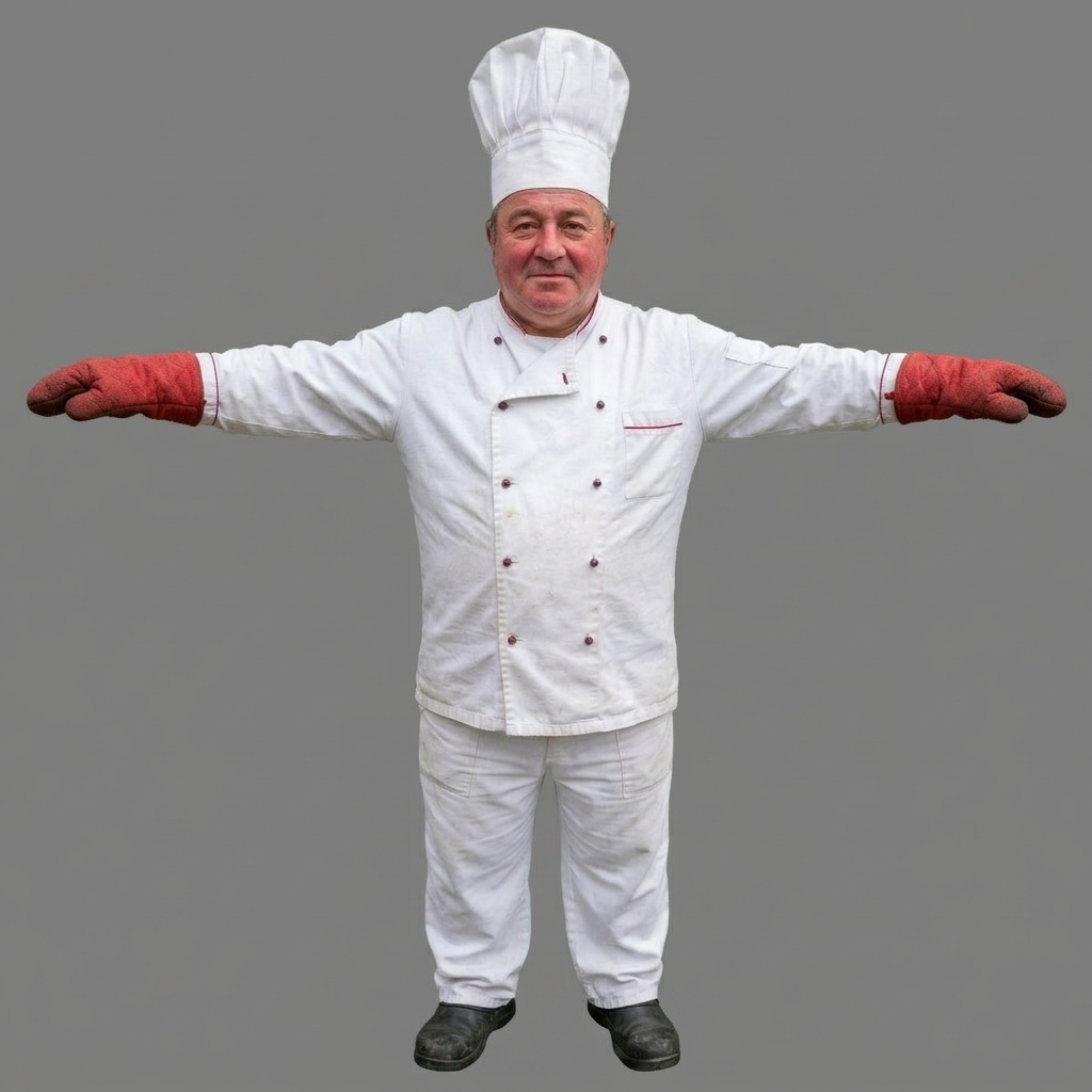 front T-pose